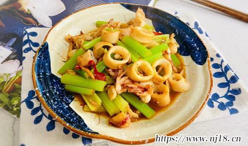芹菜炒魷魚怎麼做好吃