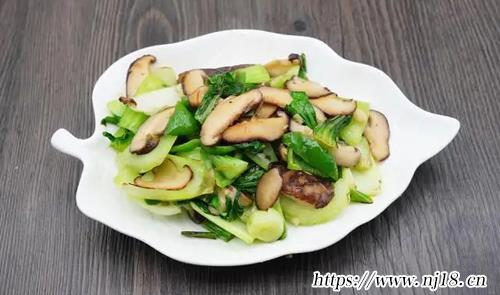 油菜炒蘑菇怎麼做好吃