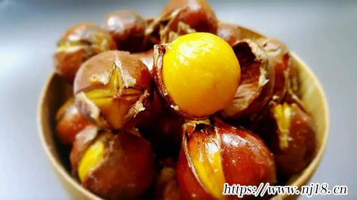 簡易小吃烤栗子